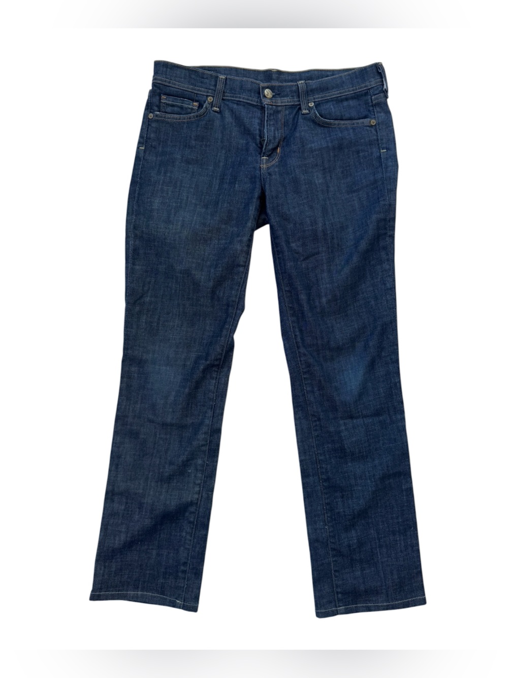 7 For All Mankind Y2K Low Rise Stretch Straight Leg Jeans 30